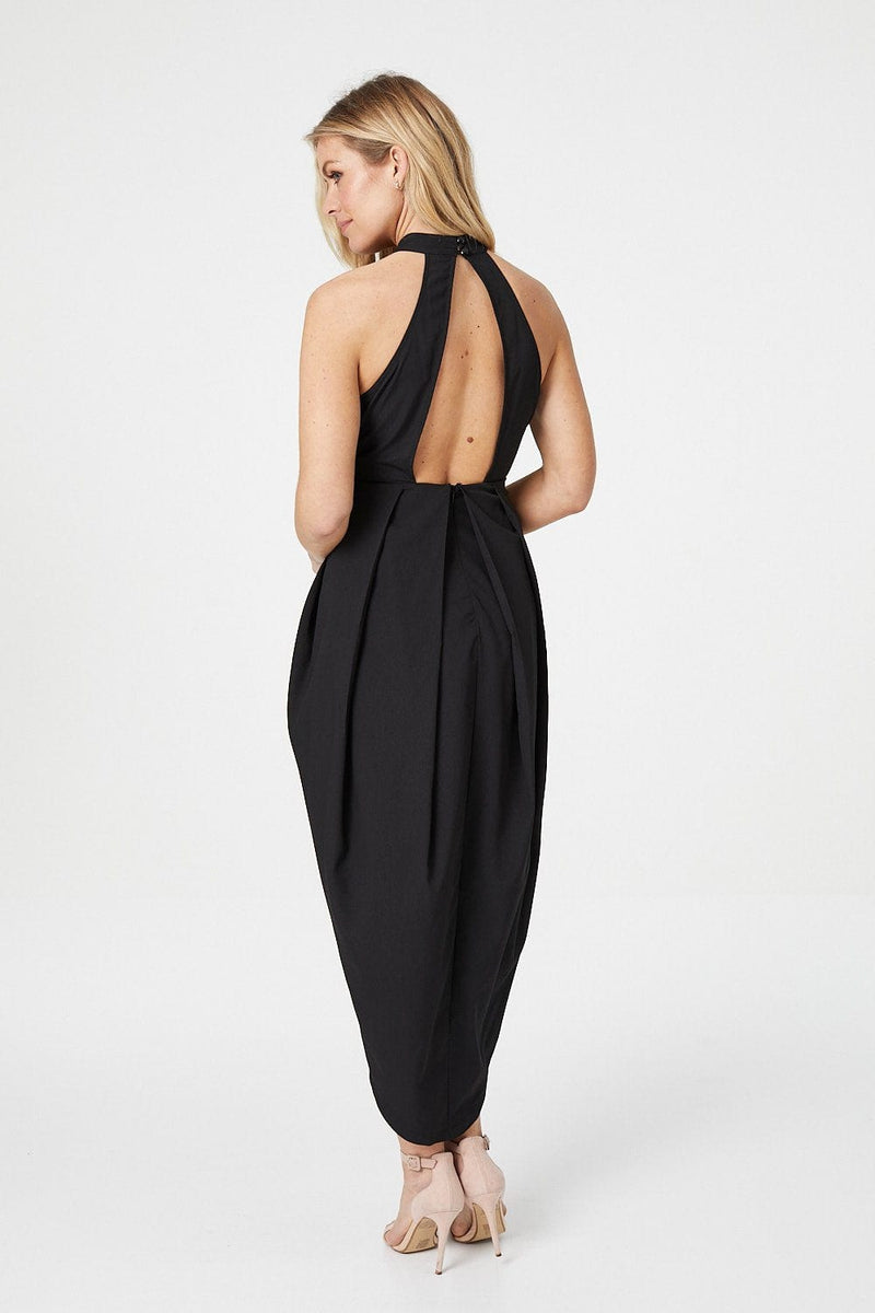 Halter Neck Wrap Dress | Izabel London